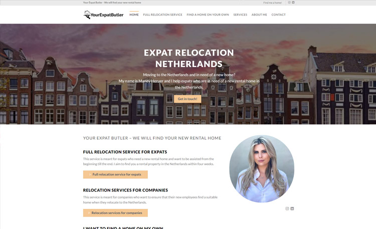 Wordpress webdevelopment - Your Expat Butler